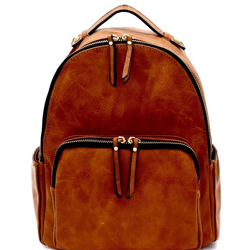 canvas multi pocket backpack